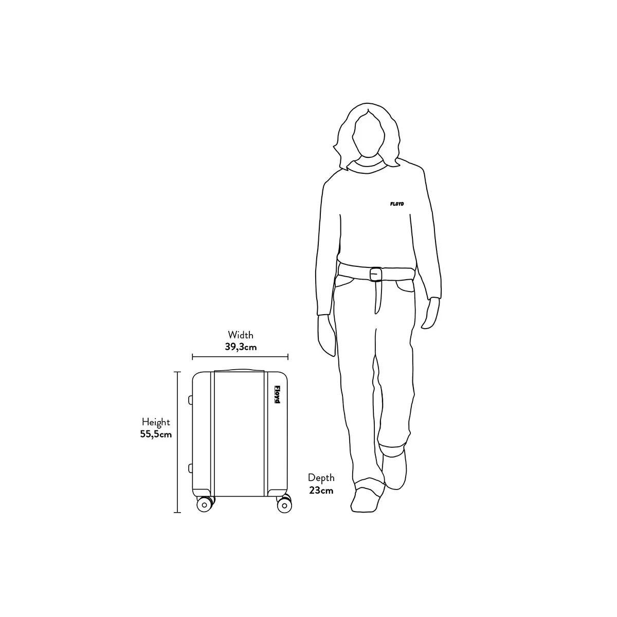 Floyd : Cabin Luggage 41L - Image 10