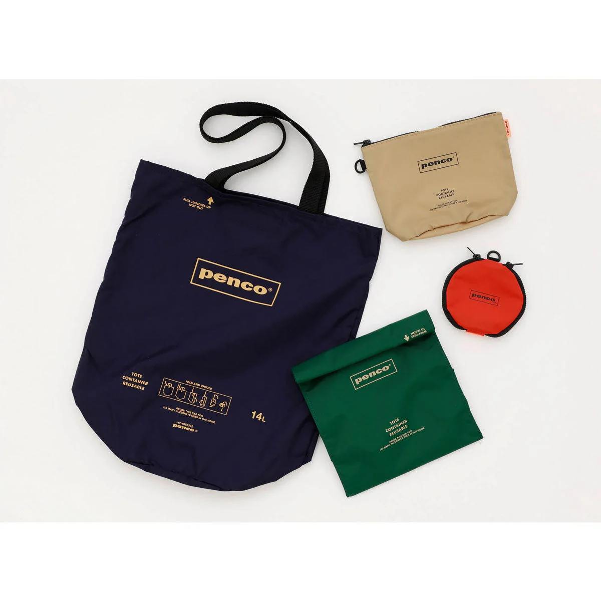 Penco : Bucket Pouch : Beige - Image 10