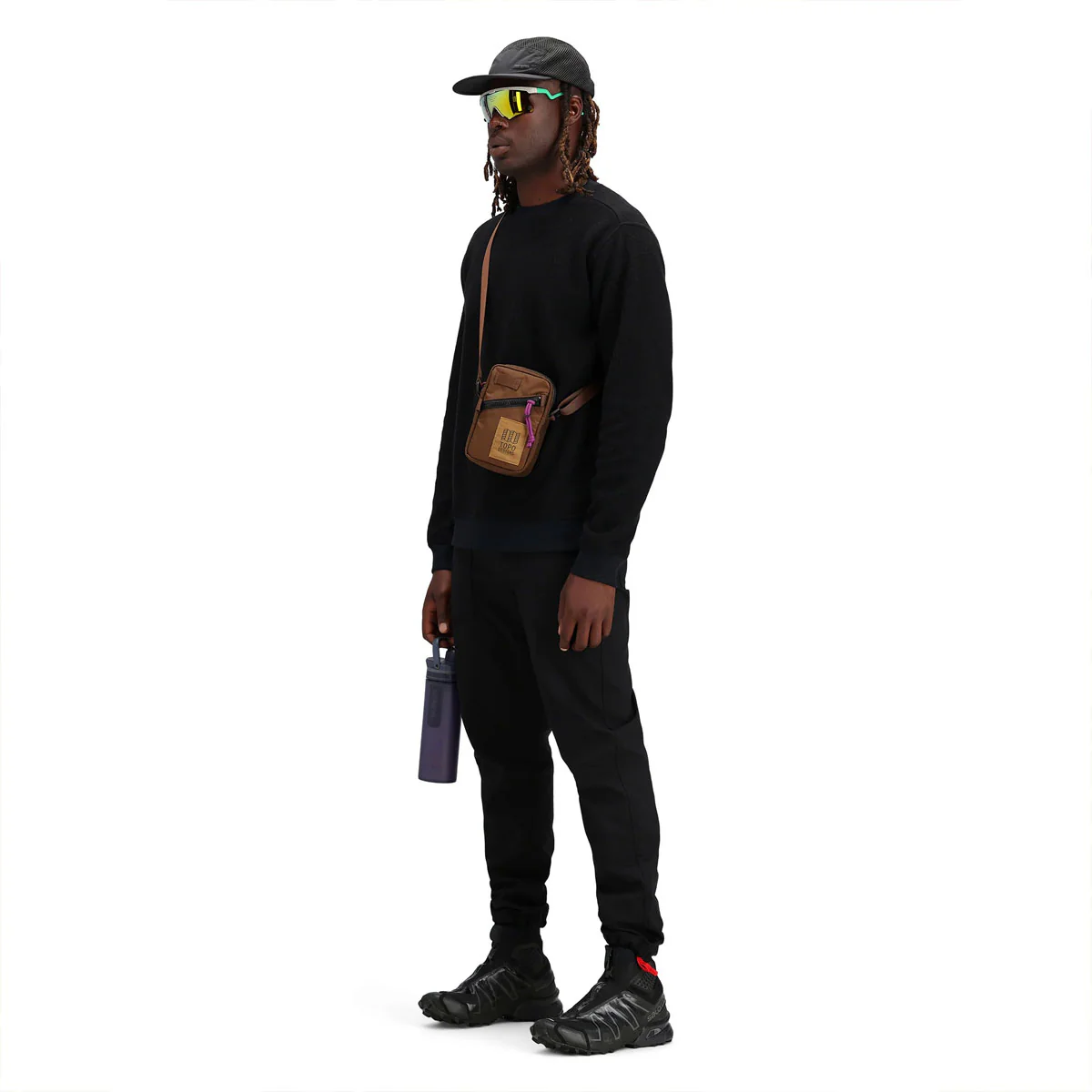Topo Designs : Mini Shoulder Bag : Black - Image 4