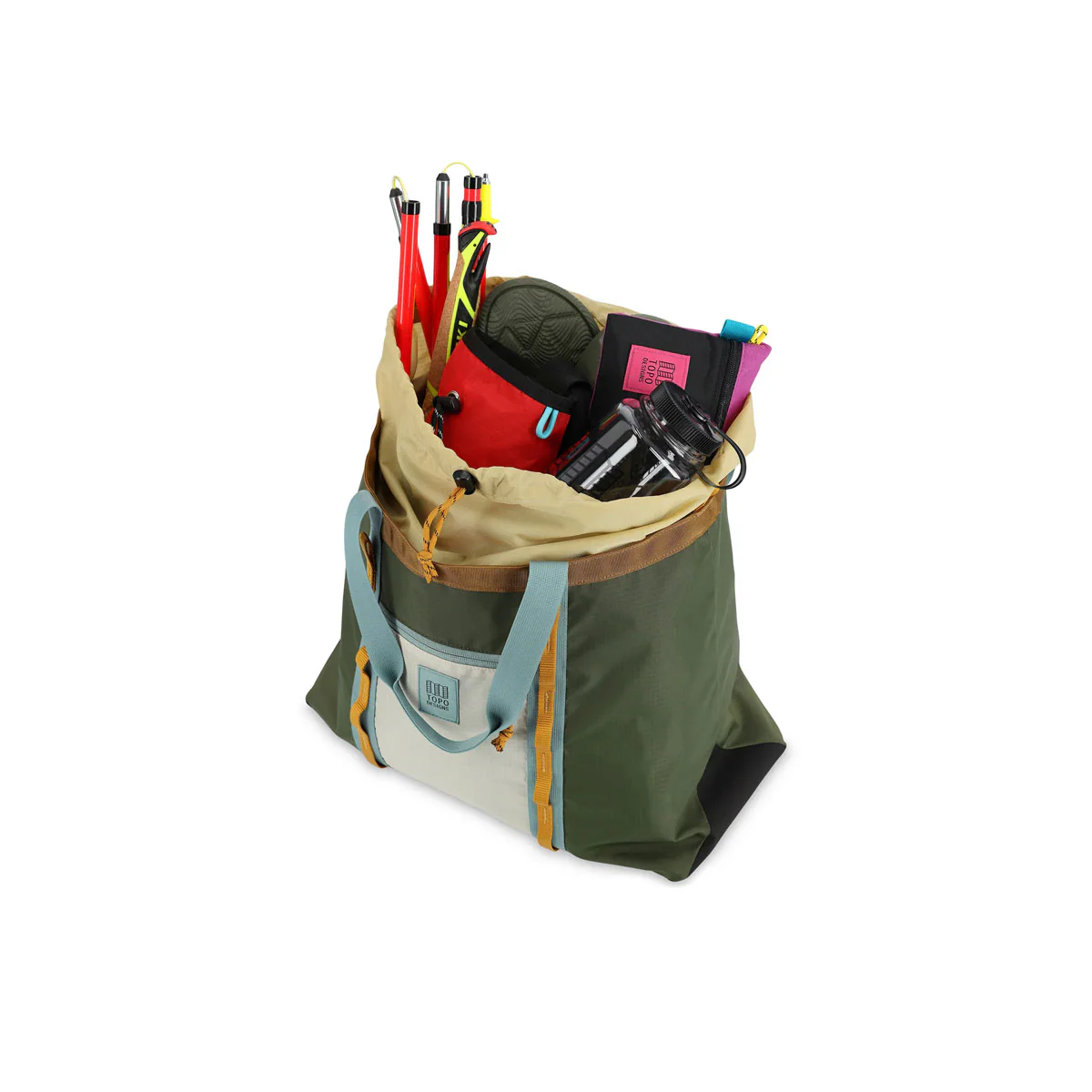 Topo Designs : Mountain Utility Tote : Woodland / Terracotta - Image 6
