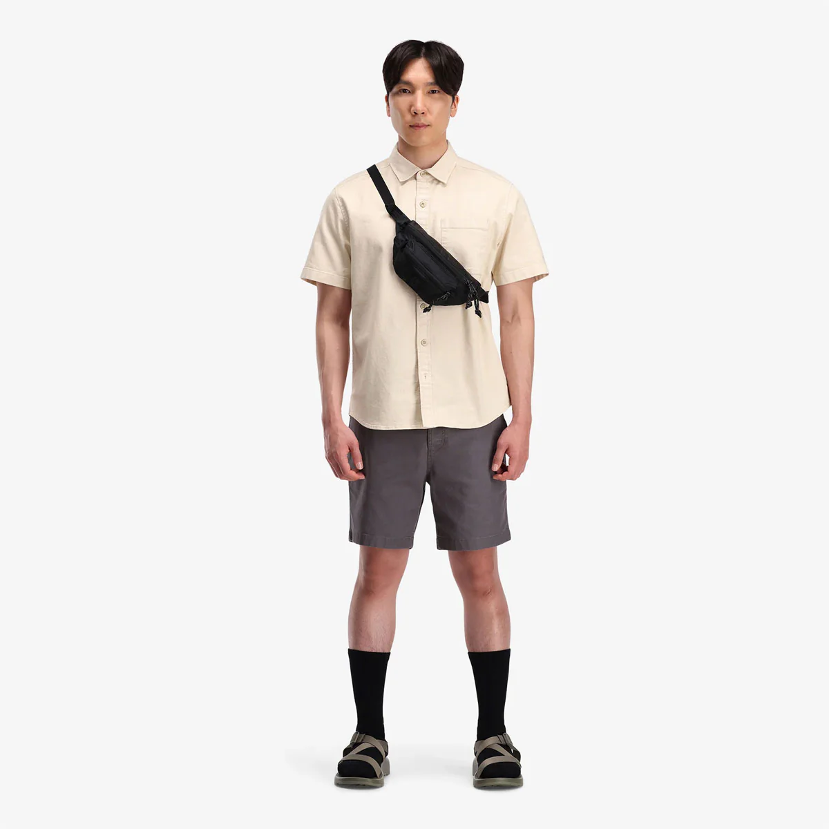 Topo Designs : Mountain Waist Pack : Loganberry/Bone White - Image 10